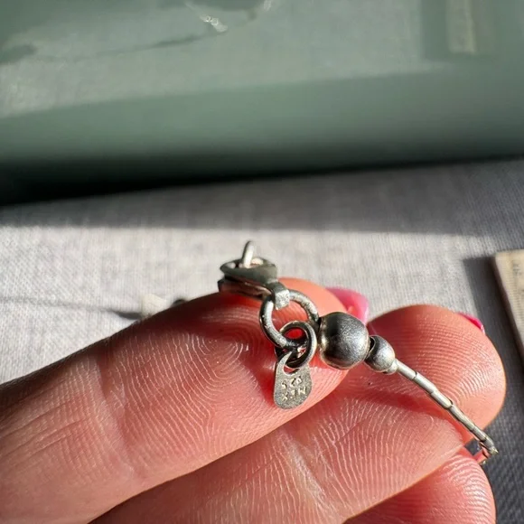 Elegant Vintage Sterling Silver Swirl Necklace